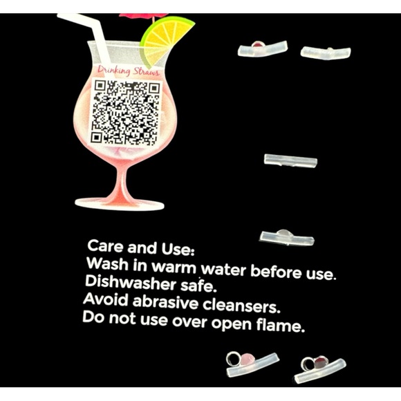 New CWC MUSHROOM Straw Toppers Set of 6 - Picture 4 of 6